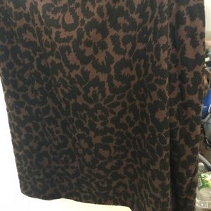 Cheetah pencil skirt